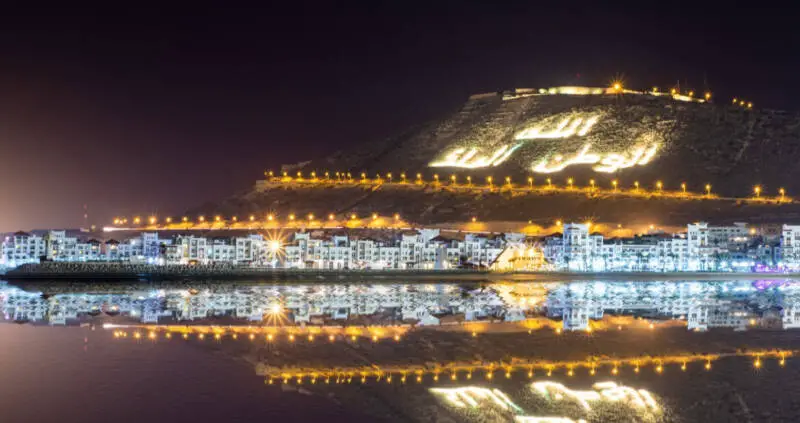 Agadir cityreflection