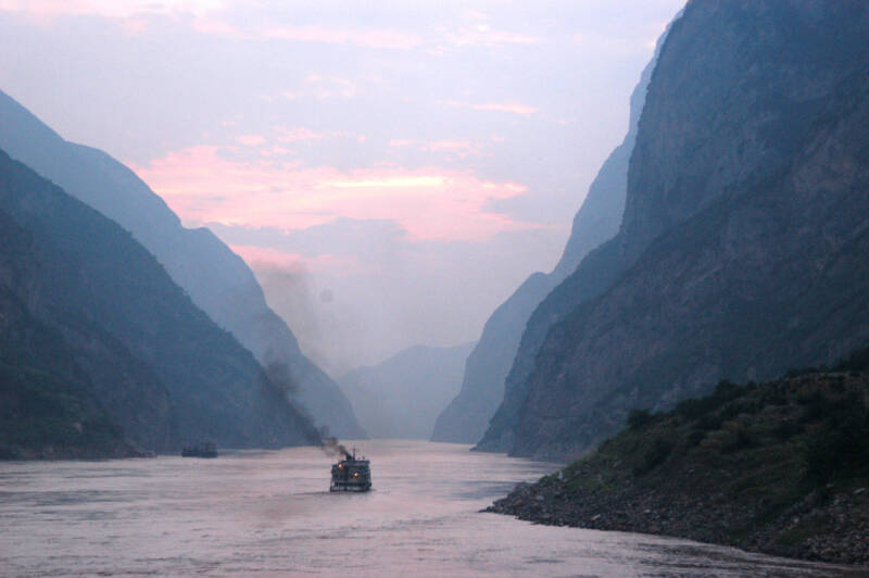 Dusk on the Yangtze River