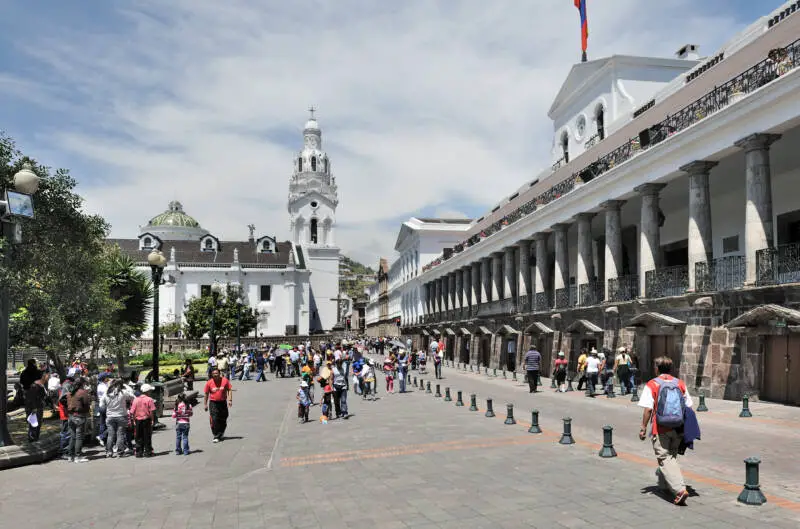 Quito Plaza Independencia Pal Carondelet 2010